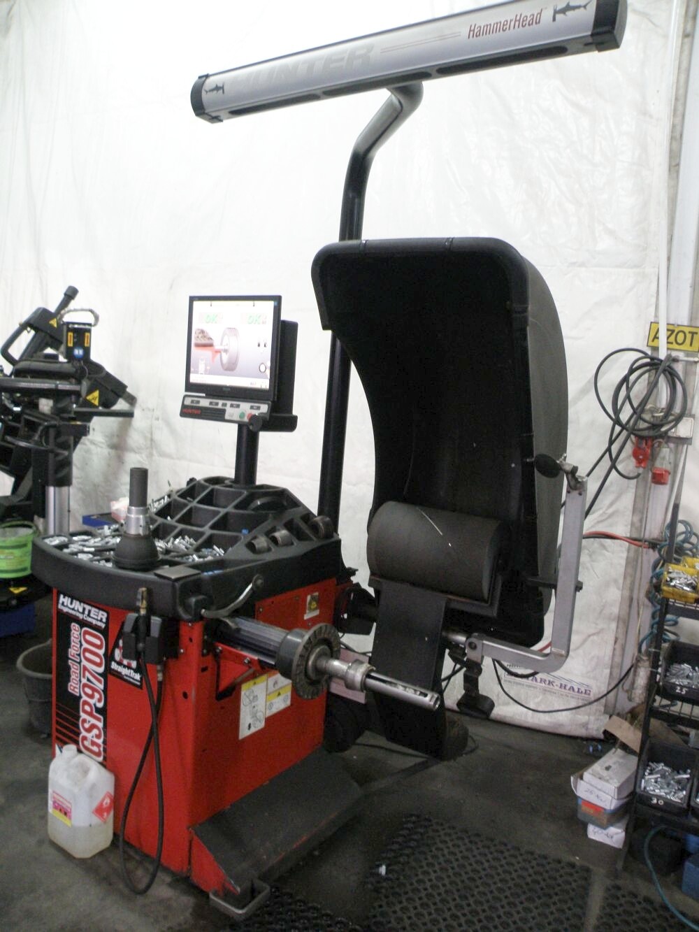 Komputerowy system pomiaru wibracji koła HUNTER GSP9720